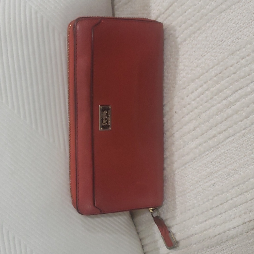 Coach zip around wallet